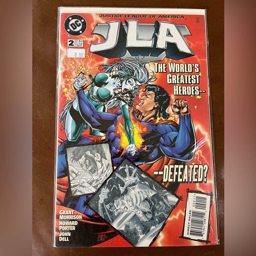 JLA #2 The World's Greatest Heroes Defeated Feb 1997 Issued Comic Rare Comic